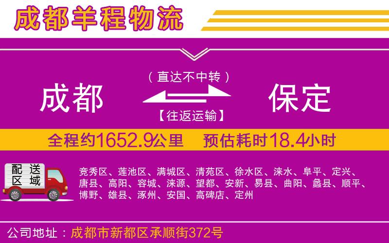 成都到保定貨運(yùn) 成都到保定貨運(yùn)