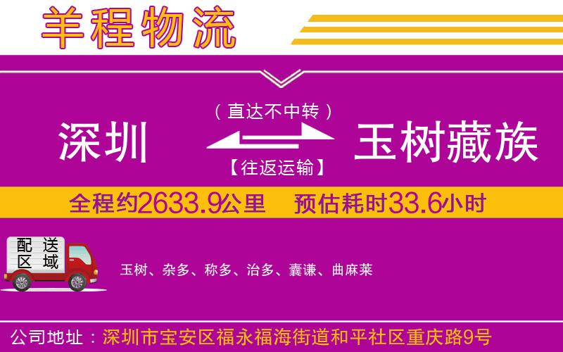 深圳到玉樹藏族自治州貨運公司 深圳到玉樹藏族自治州貨運公司