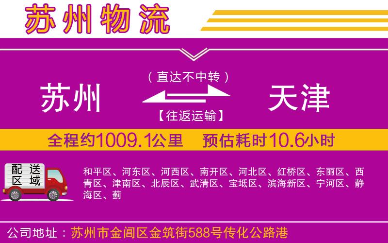 蘇州到天津物流專線 蘇州到天津物流專線