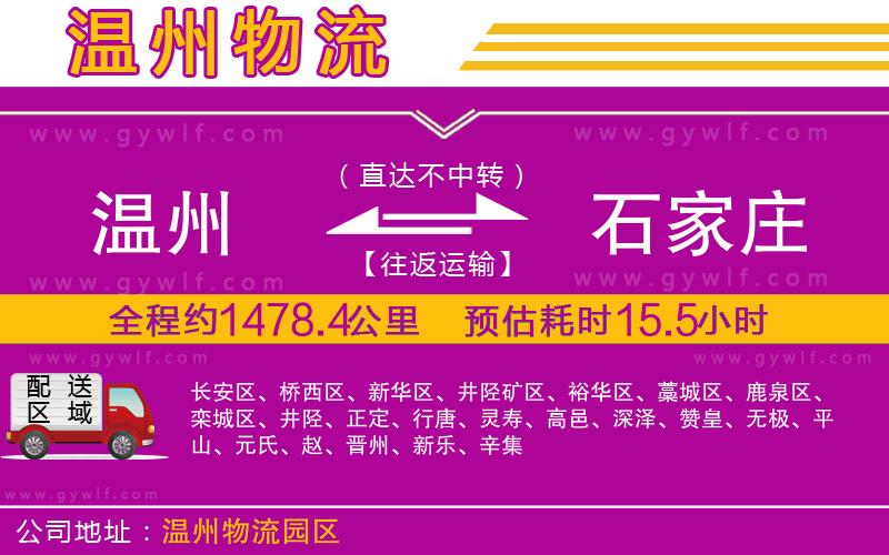 溫州到石家莊物流公司 溫州到石家莊物流公司