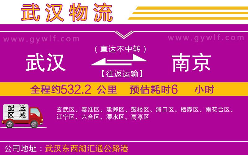 武漢到南京物流專線 武漢到南京物流專線