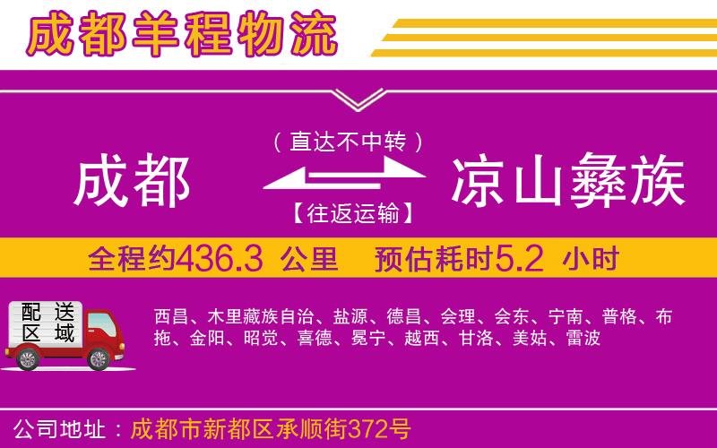 成都至涼山彝族自治州貨運(yùn) 成都至涼山彝族自治州貨運(yùn)