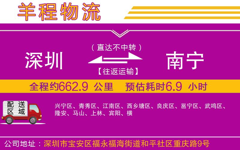 深圳到南寧貨運(yùn)公司 深圳到南寧貨運(yùn)公司