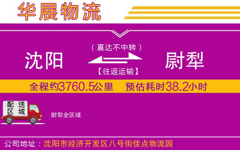 沈陽到尉犁物流專線 沈陽到尉犁物流專線