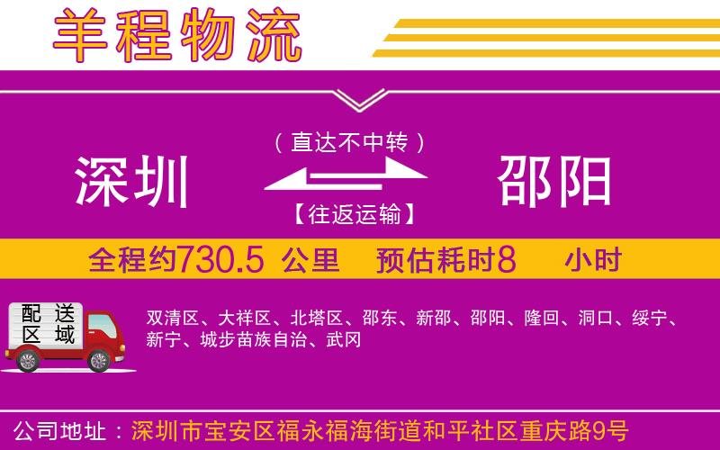 深圳到邵陽(yáng)物流專線 深圳到邵陽(yáng)物流專線