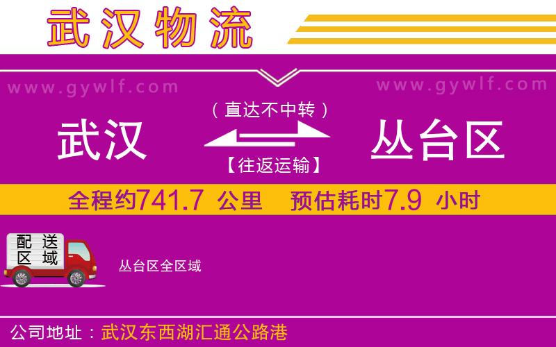 武漢到叢臺(tái)區(qū)物流公司 武漢到叢臺(tái)區(qū)物流公司