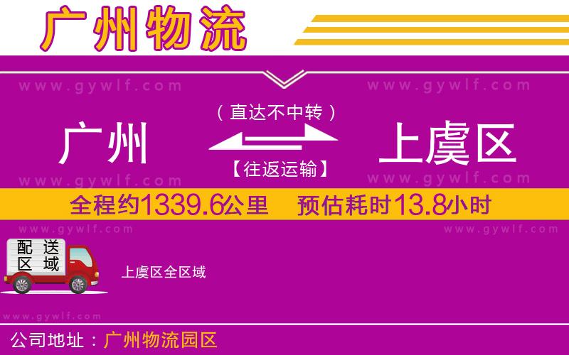 廣州到上虞區(qū)物流公司 廣州到上虞區(qū)物流公司