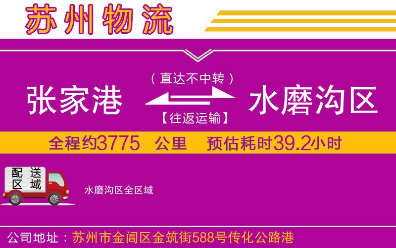 張家港到水磨溝區(qū)物流公司 張家港到水磨溝區(qū)物流公司
