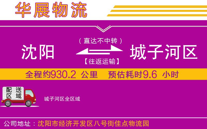 沈陽到城子河區(qū)物流公司 沈陽到城子河區(qū)物流公司
