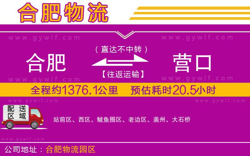 合肥到營(yíng)口物流公司 合肥到營(yíng)口物流公司
