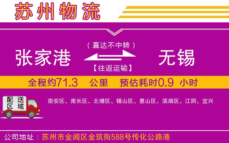 張家港到無錫物流公司 張家港到無錫物流公司