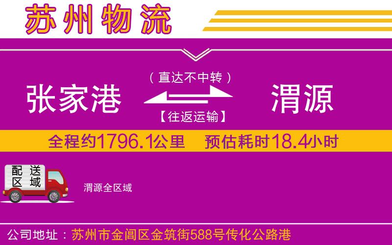 張家港到渭源物流公司 張家港到渭源物流公司