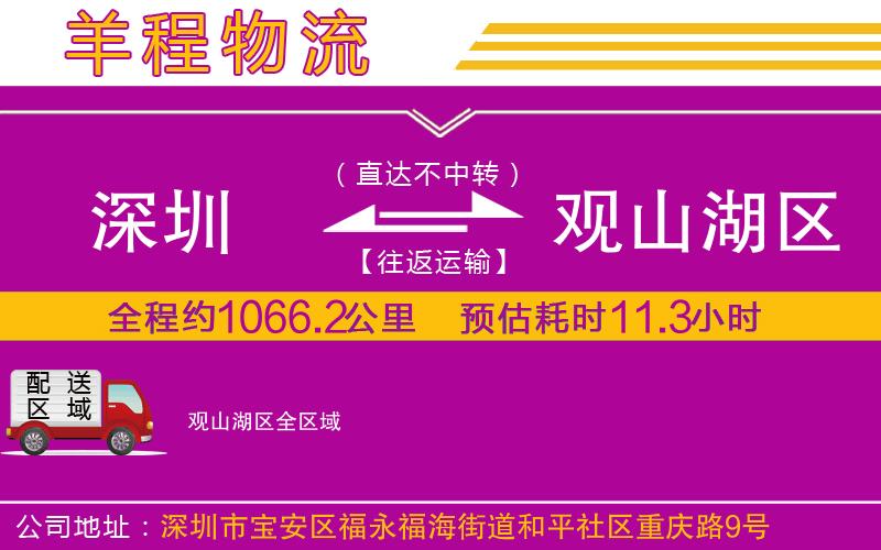 深圳到觀山湖區(qū)貨運公司 深圳到觀山湖區(qū)貨運公司