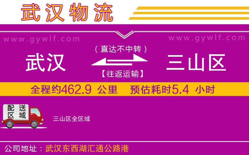 武漢到三山區(qū)貨運(yùn)公司 武漢到三山區(qū)貨運(yùn)公司
