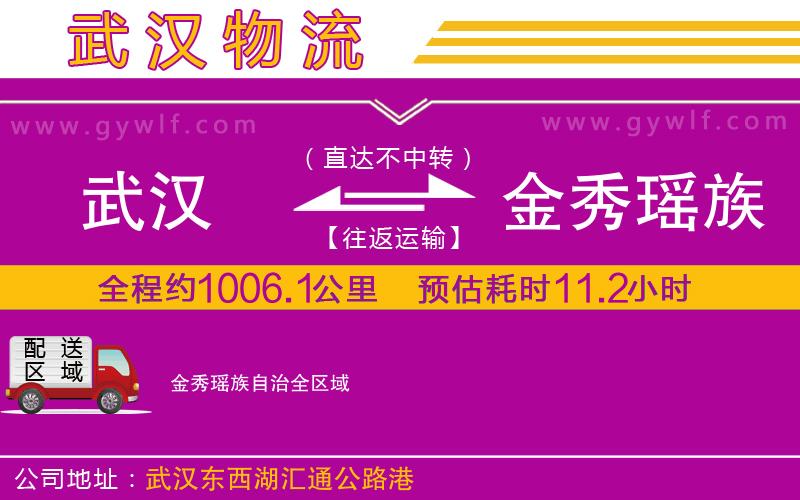 武漢到金秀瑤族自治貨運(yùn)公司 武漢到金秀瑤族自治貨運(yùn)公司