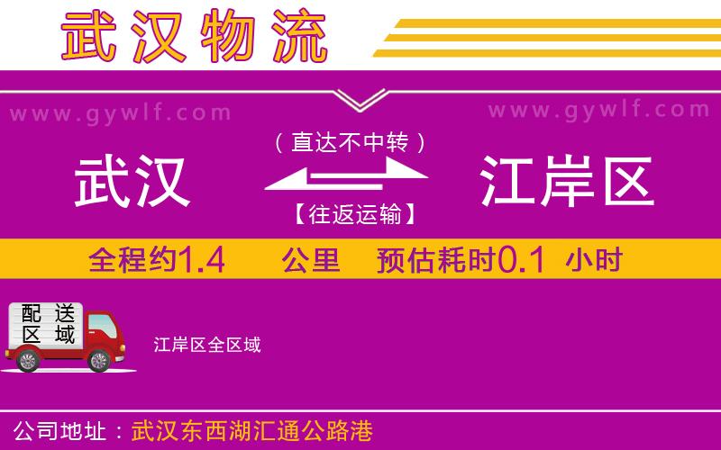 武漢到江岸區(qū)物流專線 武漢到江岸區(qū)物流專線