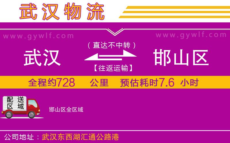武漢到邯山區(qū)物流專線 武漢到邯山區(qū)物流專線