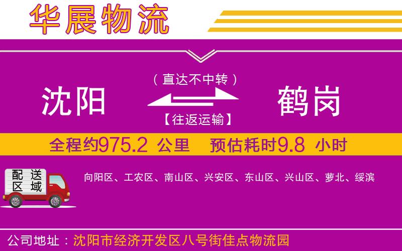 沈陽到鶴崗物流專線 沈陽到鶴崗物流專線
