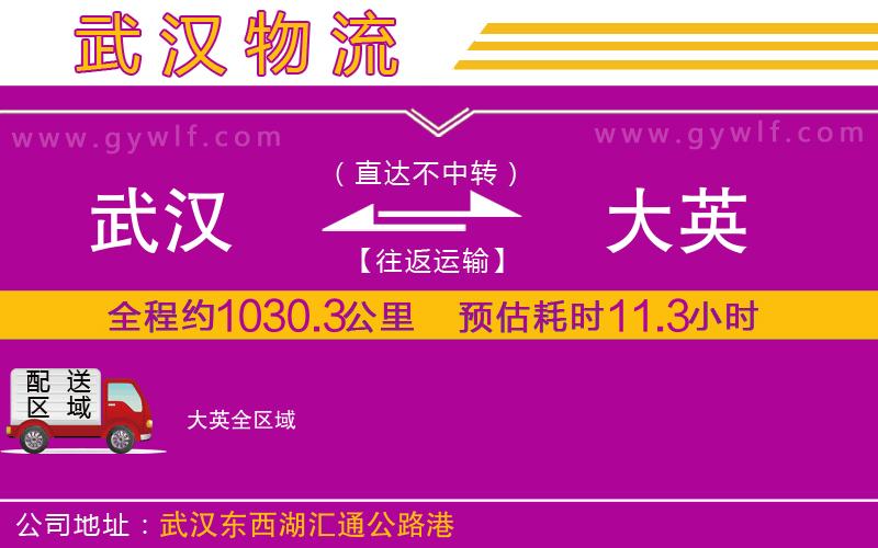 武漢到大英貨運公司 武漢到大英貨運公司