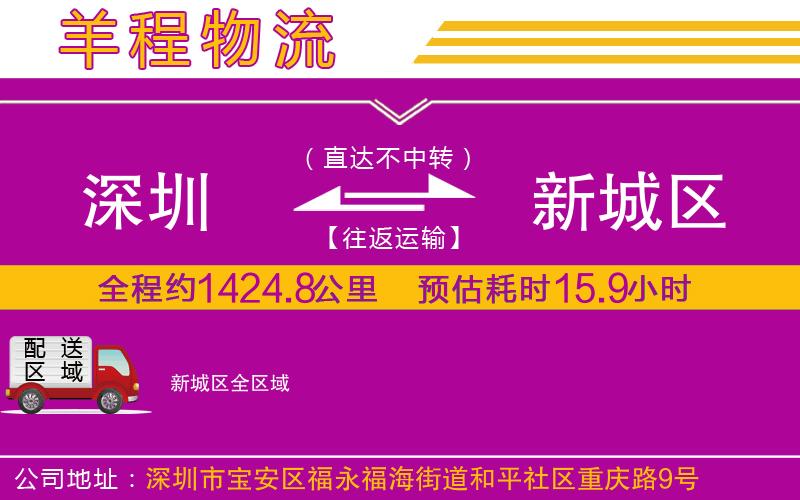 深圳到新城區(qū)物流專線 深圳到新城區(qū)物流專線