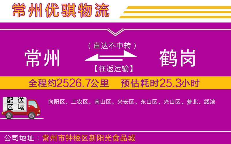 常州到鶴崗物流專線 常州到鶴崗物流專線