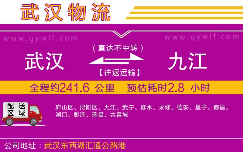 武漢到九江物流專線 武漢到九江物流專線