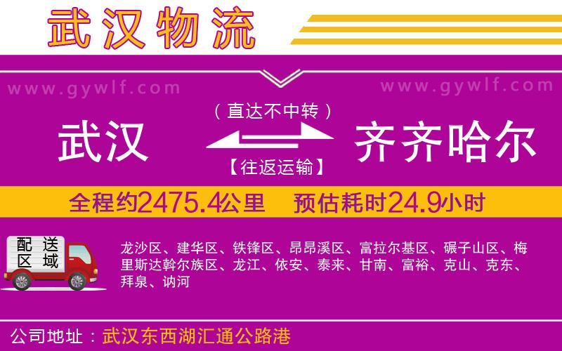 武漢到齊齊哈爾物流專線 武漢到齊齊哈爾物流專線