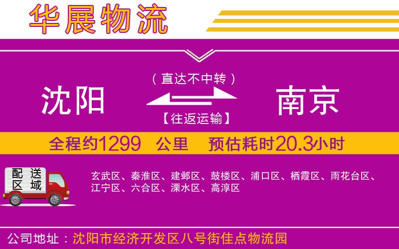 沈陽到南京物流專線 沈陽到南京物流專線