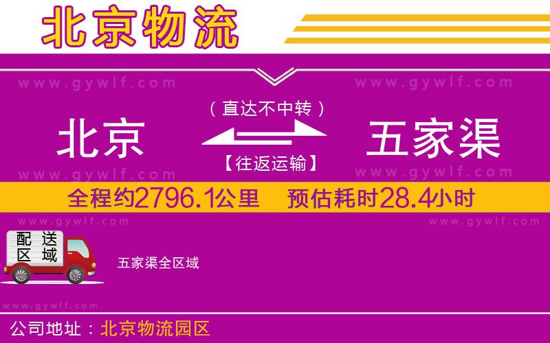 北京到五家渠物流公司 北京到五家渠物流公司