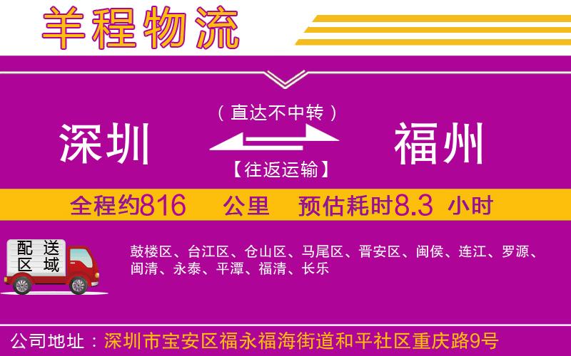 深圳到福州貨運公司 深圳到福州貨運公司