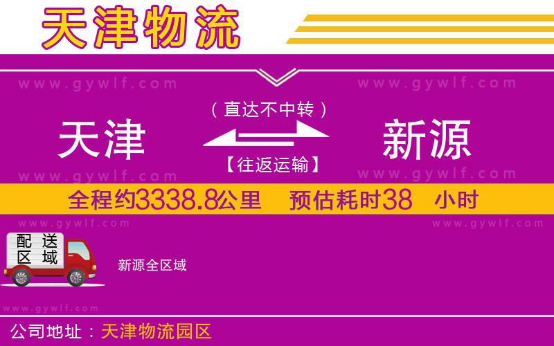 天津到新源物流公司 天津到新源物流公司
