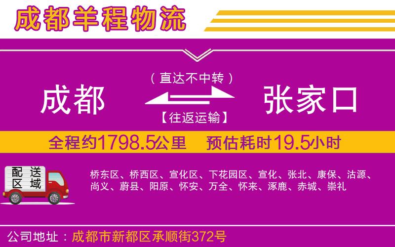 成都發(fā)張家口物流公司 成都發(fā)張家口物流公司