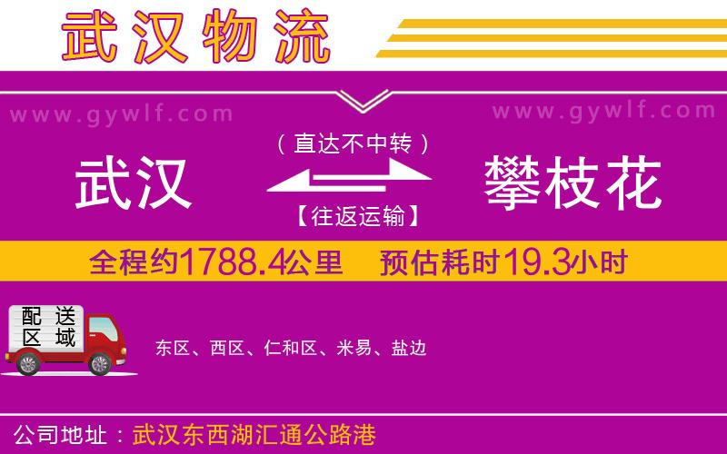 武漢到攀枝花物流專線 武漢到攀枝花物流專線