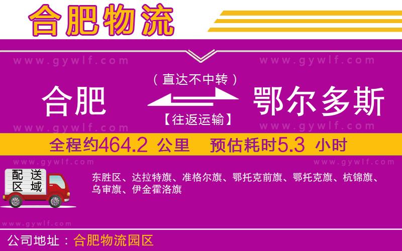 合肥到鄂爾多斯物流公司 合肥到鄂爾多斯物流公司