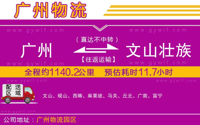 廣州到文山壯族苗族自治州物流公司 廣州到文山壯族苗族自治州物流公司