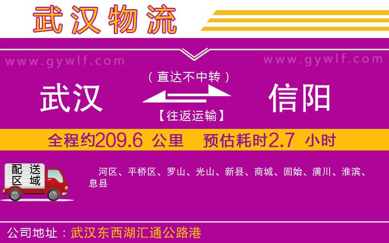 武漢到信陽物流專線 武漢到信陽物流專線
