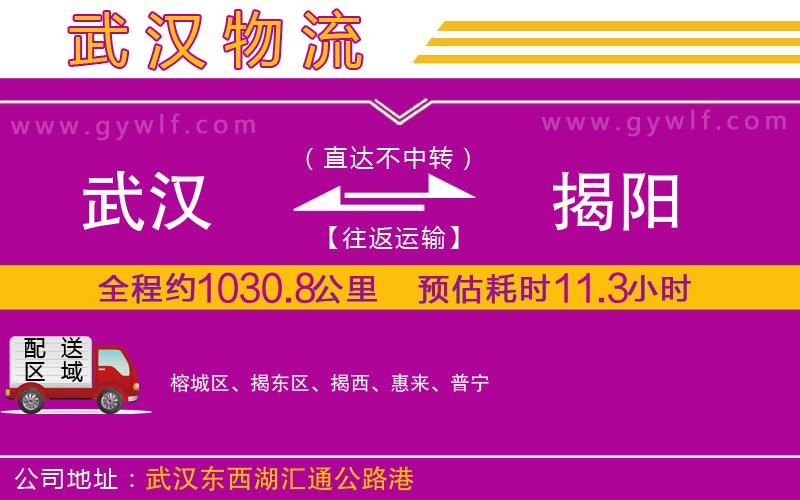 武漢到揭陽物流公司 武漢到揭陽物流公司