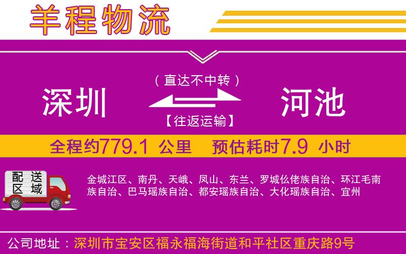 深圳到河池物流公司 深圳到河池物流公司