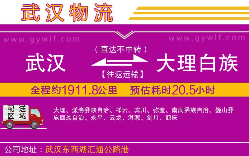 武漢到大理白族自治州物流專線 武漢到大理白族自治州物流專線