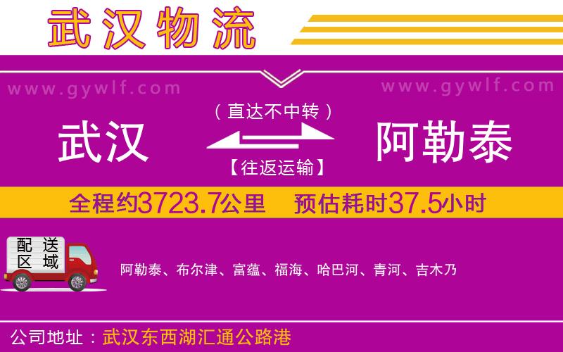 武漢到阿勒泰物流公司 武漢到阿勒泰物流公司