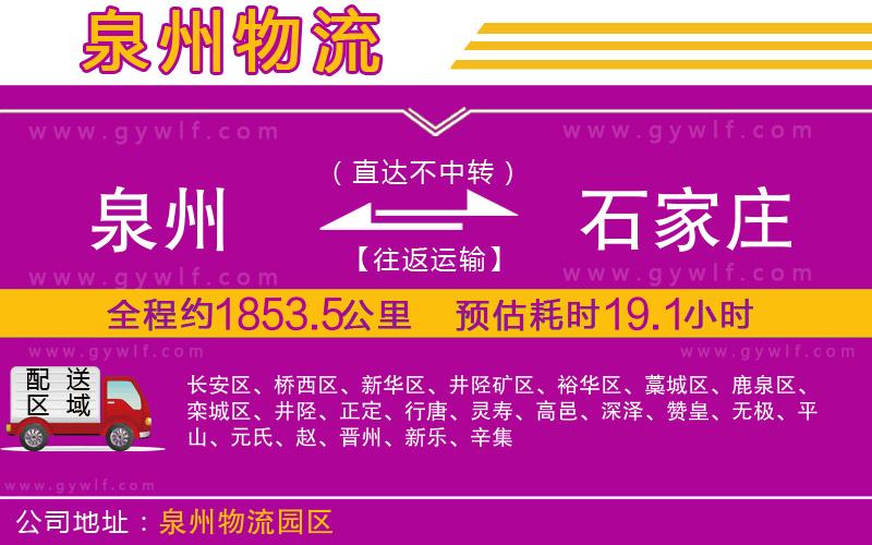 泉州到石家莊物流公司 泉州到石家莊物流公司