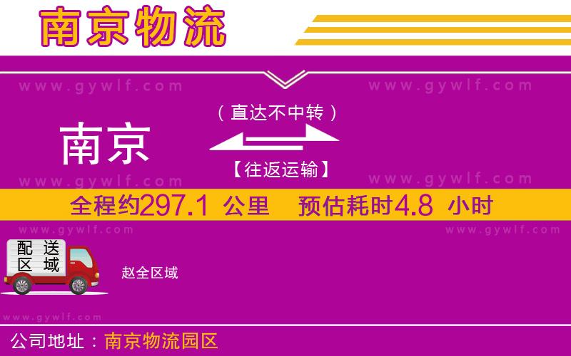 南京到趙物流公司 南京到趙物流公司