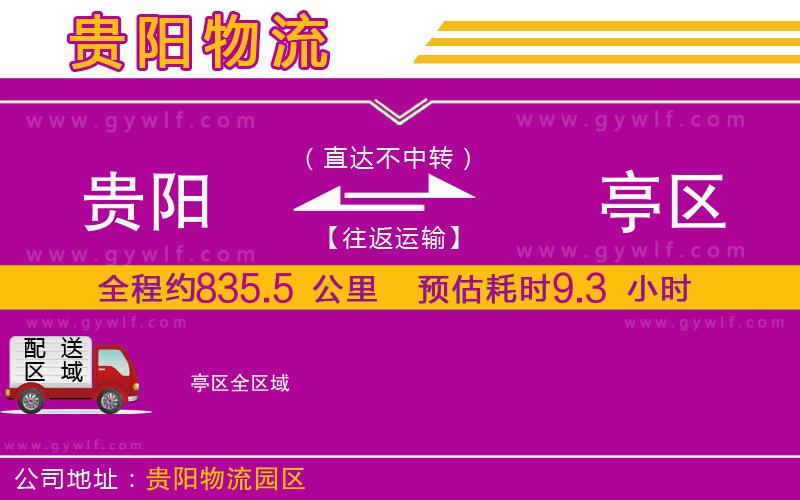 貴陽到猇亭區(qū)物流公司 貴陽到猇亭區(qū)物流公司