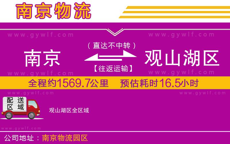 南京到觀山湖區(qū)物流公司 南京到觀山湖區(qū)物流公司