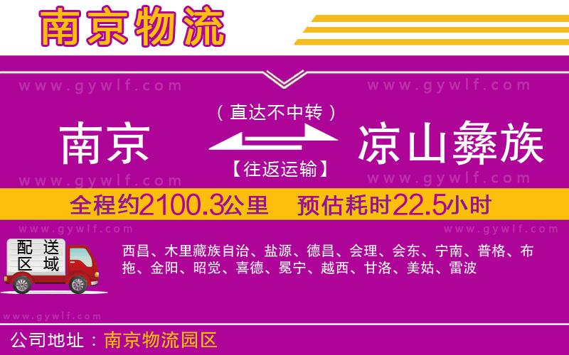 南京到涼山彝族自治州物流公司 南京到涼山彝族自治州物流公司
