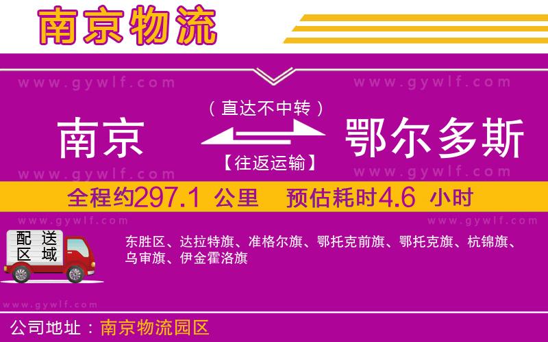 南京到鄂爾多斯物流公司 南京到鄂爾多斯物流公司