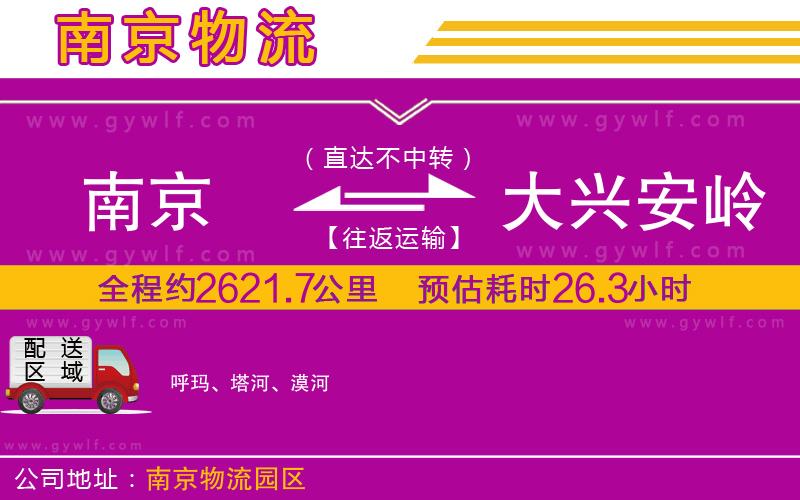 南京到大興安嶺物流公司 南京到大興安嶺物流公司