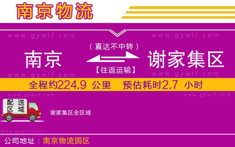 南京到謝家集區(qū)物流公司 南京到謝家集區(qū)物流公司
