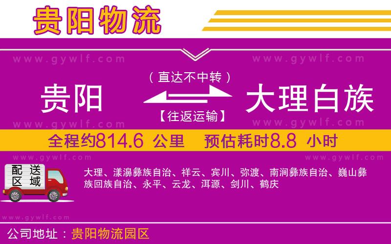 貴陽(yáng)到大理白族自治州物流公司 貴陽(yáng)到大理白族自治州物流公司
