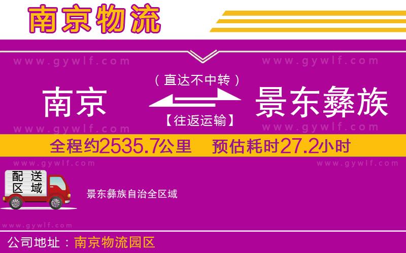 南京到景東彝族自治物流公司 南京到景東彝族自治物流公司